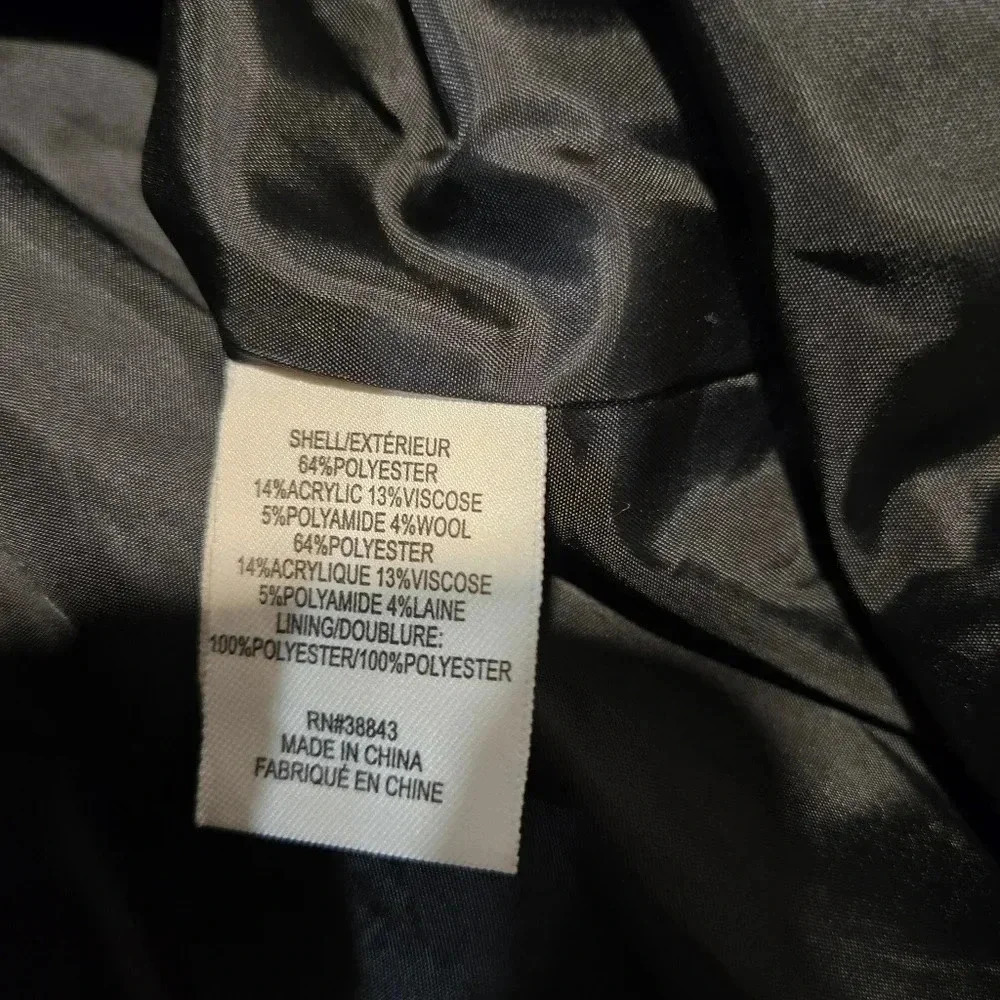 Maralyn & Me Women's Herringbone Long Coat - Picture 14 of 15